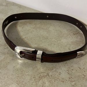 Fossil Leather Studded Belt